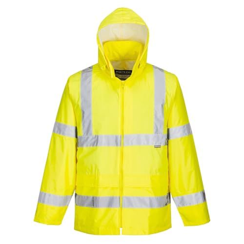 Portwest H440 Hi-Vis Regenjas Met Capuchon Hoge Zichtbaarheid Waterdicht