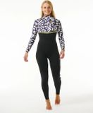 Rip Curl Wmns Ebomb 4/3mm ZipFree - Black/Lime