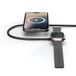 Zens Wireless Charging Cable Pro 2 Aluminum, Zwart | 1 m USB-C Oplaadkabel, MagSafe & Qi2 15W