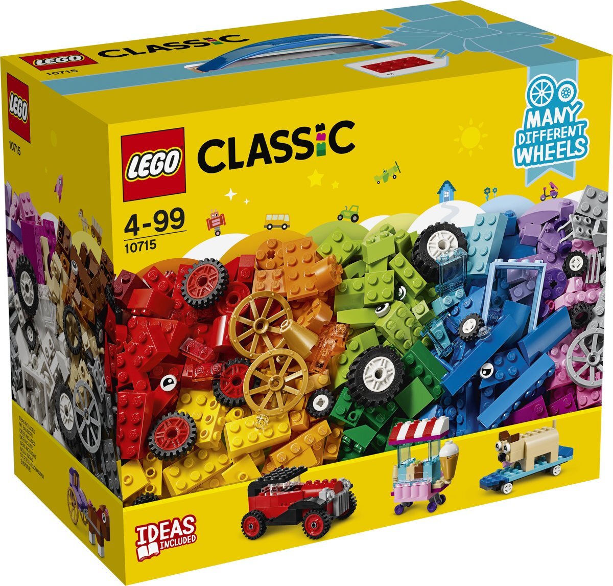 lego Classic stenen op wielen 10715