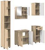 vidaXL Badkamermeubel Set Sonoma Eiken 61 x 35 x 64 cm