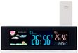infactory Tafel radio: Tafel-weerstation, draadloze buitensensor, kleur LCD-display