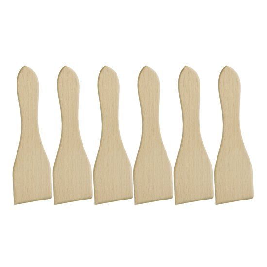 Metaltex | Tomado Metaltex Raclet Spatels - set 6 - hout