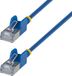 StarTech.com 80cm Ultra Dunne Cat6a Netwerkkabel, Blauw