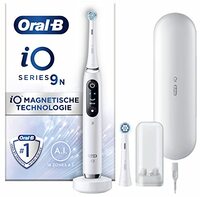 Oral-B Oral-B iO 9N Witte Elektrische Tandenborstel, 2 Opzetborstels, 1 Oplaadreisetui, Ontworpen Door Braun
