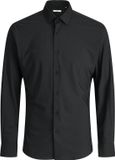 Jack & Jones Overhemd Jprblaactive Stretch Ls Shirt Ln 12282199 Zwart Mannen Maat - L