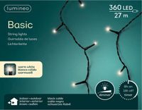 Lumineo HHCP LED Rice Lights - 360 Lampjes - Zwart Snoer
