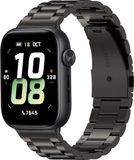 Strap-it Stalen schakel band - geschikt voor Honor Watch 5 (zwart)