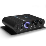 Pyle Audio Versterker - 90W - Compact Bluetooth Mini Stereo Versterker voor Studio