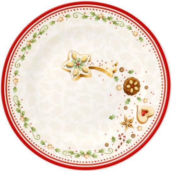 Villeroy & Boch Winter Bakery Delight Kerst Ontbijtbord 22 cm Vallende Ster