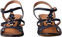 Emilie Karston Victoire leren sandalen met hak