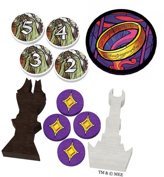 Office Dog The Lord of the Rings: The Two Towers Cooperative Trick-Taking Game Kaartspel