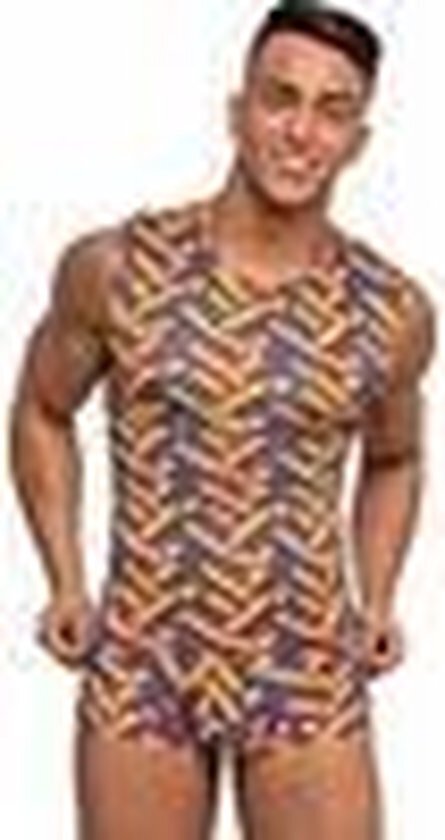 Male Power Fitness Tank-Print-Large L