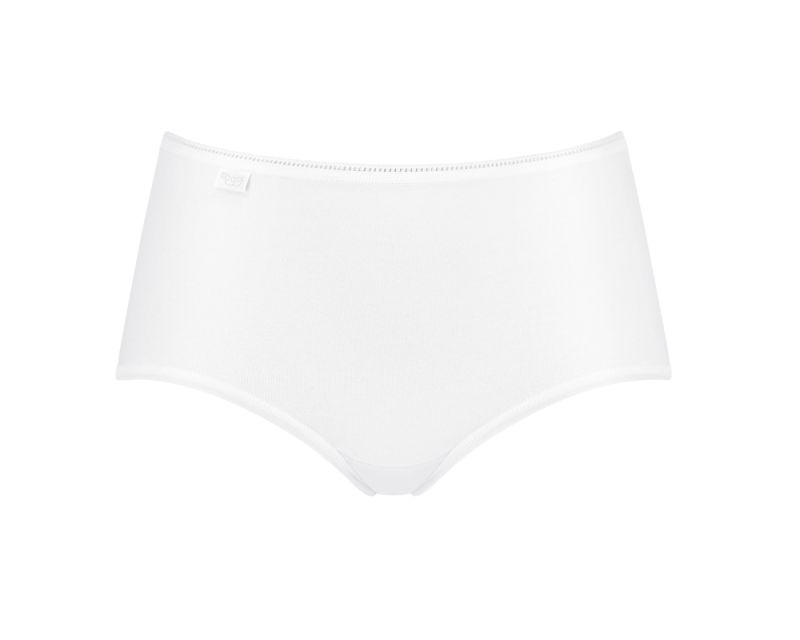 24/7 Microfibre Midi Slip - White - Size 40 - 1 Piece