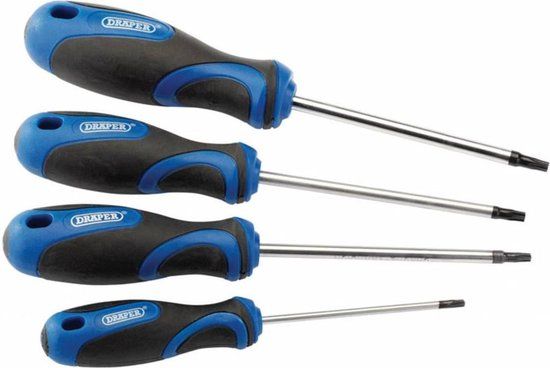 Draper Soft Grip TX-STAR® schroevendraaier set (4 stuks) - 5010559368518