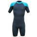 Kynay Shorty à Manches Courtes Avec Fermeture éclair Dans Le Dos Surf Combinaison Néoprène 2 mm