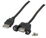 EFB Elektronik K5291SW.0,5V2 USB-kabel USB 2.0 0,5 m Zwart