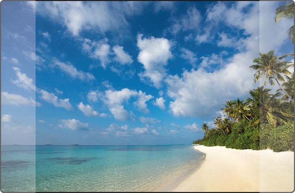 Kangaro Schrijfonderlegger PP 38 x 58 cm strand - 8712127055222