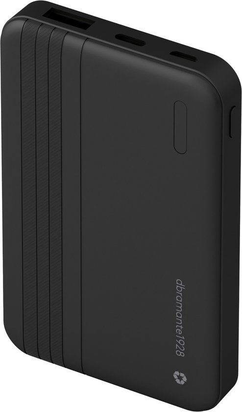 dbramante1928 re-charge - Mobiele oplader - 5000 mAh - 20 Watt - zwart
