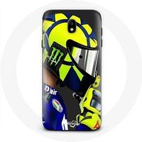 Maniacase Hoesje voor Samsung Galaxy J3 2017 Valentino Rossi motoGP Snelheidscoureur