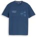 Tom Tailor - T-shirt met wafelstructuur - Maat S - Dark Duck Blue