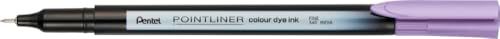 Pentel Pointliner colour S40 Fineliner - dye ink, 0,4 mm, lavendel (12 stuks)