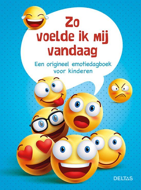 Zo voelde ik mij vandaag - emotiedagboek voor kinderen - Invul album - Deltas - ZNU - Hardcover - Blauw