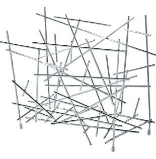 Alessi FC15 Tijdschriftenrek Zilver Metaal