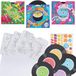 Baker Ross VC132 Platenhoes-wenskaartkits - Set van 5, retro vinyl-knutselkaarten