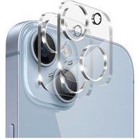 Phonillico® Camerabescherming voor iPhone 15 / iPhone 15 Plus [2-pack] Gehard glas