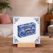 Bedruk King Delftsblauw Tegeltje 11x11 Boombox – Retro Wanddecoratie Cadeau