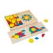 Melissa & Doug Blocks En Plankjes Met Sjablonen, Meerdere Kleuren