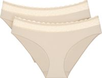 Triumph Feel of Modal Tai 2P Dames Onderbroek - Maat L - Creamy Dream