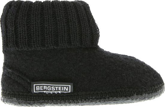 Bergstein Cozy Sloffen Kinderen - Black - 8718191064962