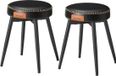 Stenberi Chaise de salle à manger - Lot de 2 - Noir