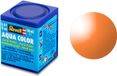 Revell Hobbyverf Acrylverf - Aqua #730 Orange - Clear - Acryl - Verf potje - 18 ml