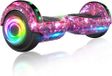 Hoverboard met ledverlichting, led-lichtwielen, zelfbalancerend hoverboard met actieve balanstechnologie, 5 jaar en ouder