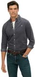 Superdry Classic Needle Cord Shirt M4011044a Lauren Navy Men Size - L