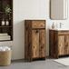 Maison Exclusive Armoire de salle de bain exclusive en bois vieilli, dimensions 35 x 36,5 x 85 cm, fabriquée en bois composite