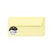 Clairefontaine 120022C Envelop DL (110 x 220 mm) Geel 20 stuk(s)