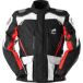Furygan Apalaches Evo Motorjack voor heren, waterdicht, ademend, D3O, thermische voering, afneembaar, 12 zakken voor heren, zwart/parel-rood, XXL