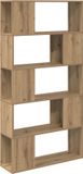 vidaXL Tv-meubelset - 80 x 24 x 156 cm - Bruin - Bewerkt hout