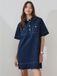 Next - Dames - Mini-overhemdjurk in utility-stijl - Blauw