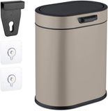 Relaxdays Poubelle suspendue - 5 litres - Beige