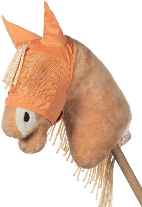 HKM Hobby Horse vliegenmasker - oranje
