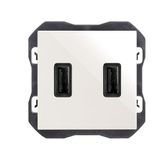 SIMON 20000196-090 dubbele oplader, USB 3.1 A, Simon 270, wit