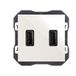 SIMON 20000196-090 dubbele oplader, USB 3.1 A, Simon 270, wit