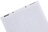 TE Connectivity 8-1768033-0 LEB-1325P-8A Kabeletiket LEB 25.40 x 12.70 mm Zilver-grijs Polyester
