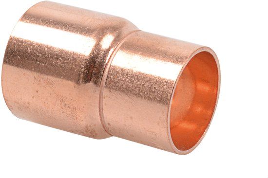 KIRCHHOFF CU Verloopnippel - Blanco - 22 mmA x 15 mm - 1 mof - (5243)
