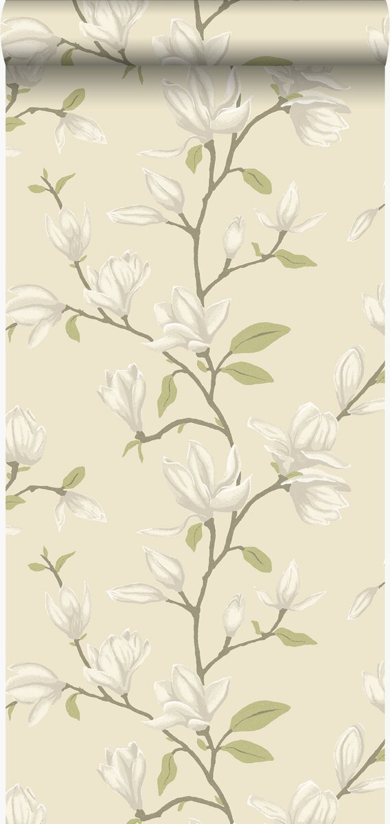 Origin Wallcoverings behang magnolia ivoor wit - 347045 - 53 cm x 10,05 m
